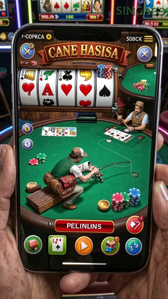 Cuplikan layar DV188 — menu navigasi