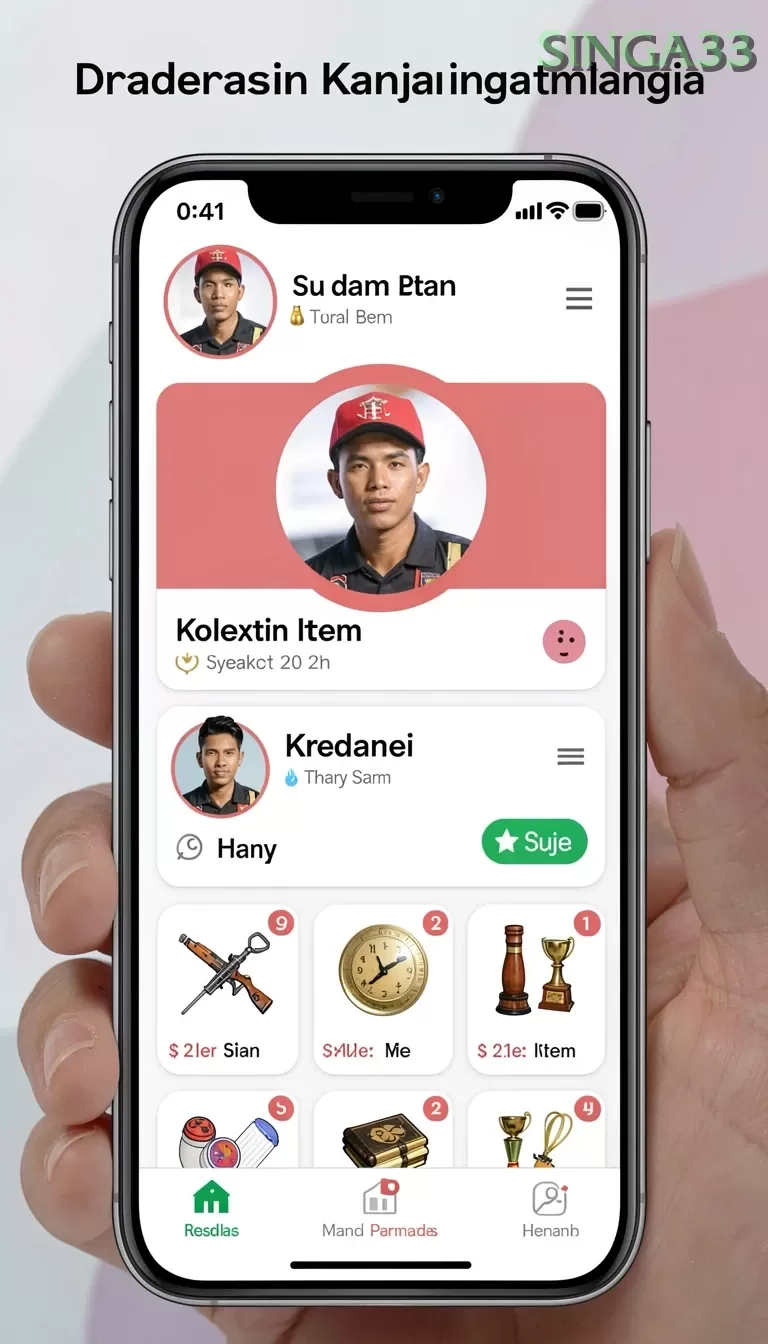 Cuplikan layar NUSABET — halaman utama